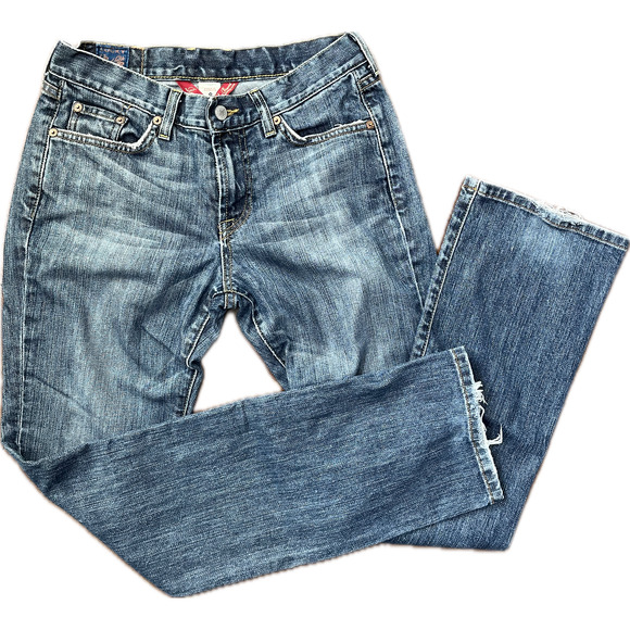 Lucky Jeans Classic Rider Jean blue denim regular inseam size 6/28 - Picture 1 of 6